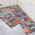 Bohemian bathroom door mat